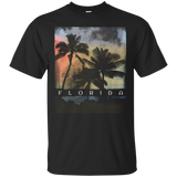 Retro Florida Beach Shirt Cool Ocean Tshirt Women Men Kids_Black
