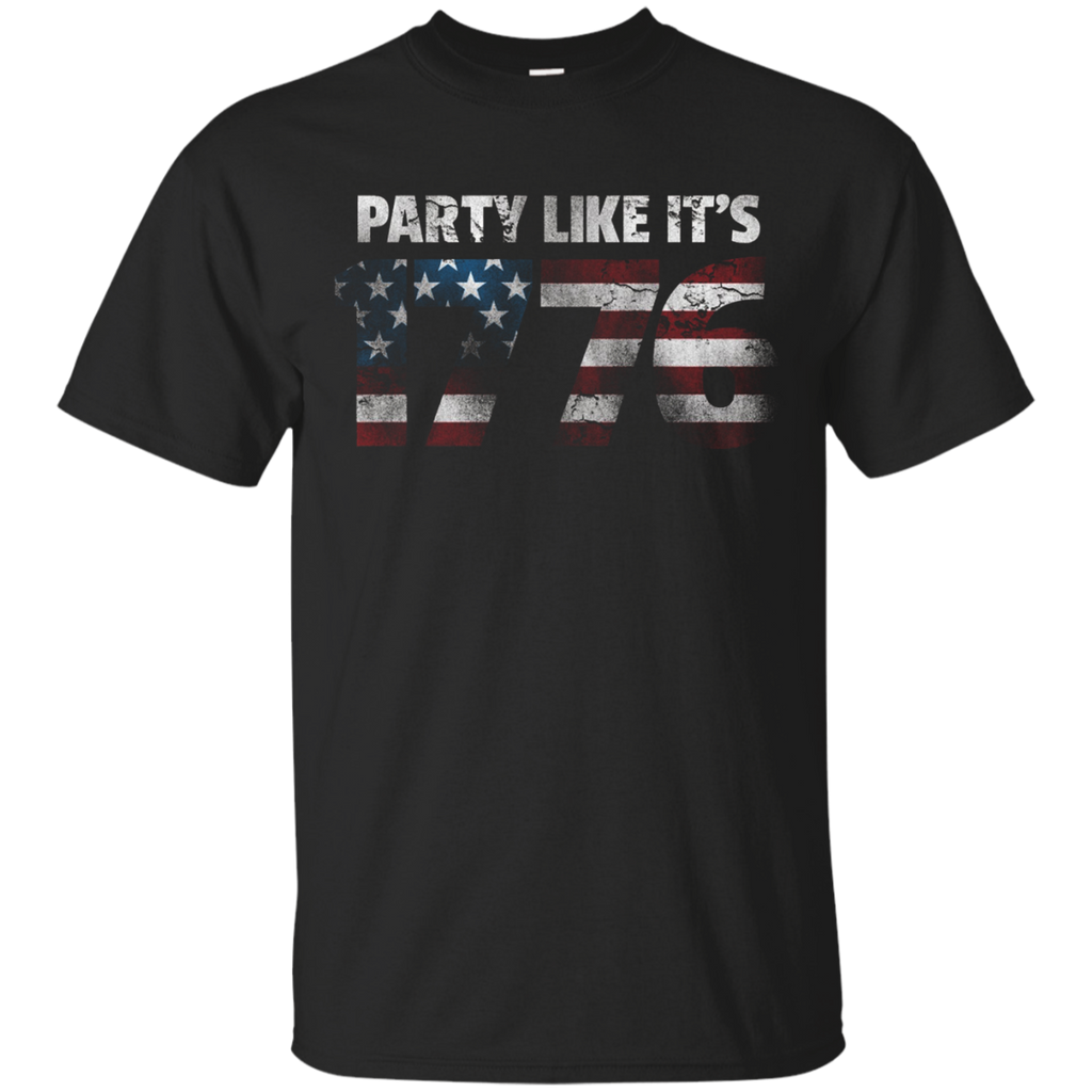 Party Like It's 1776 American T-Shirt_Black