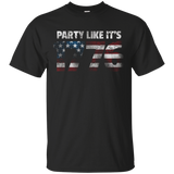 Party Like It's 1776 American T-Shirt_Black