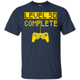 Level 30 Complete Funny Video Games 30th Birthday Gift Shirt