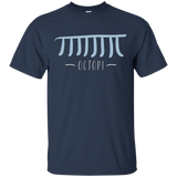 Octopi Punny Octopus Pi Maths T-Shirt_Black