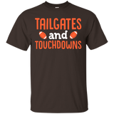 Tailgates and Touchdowns ,Fun Football T shirt_Black