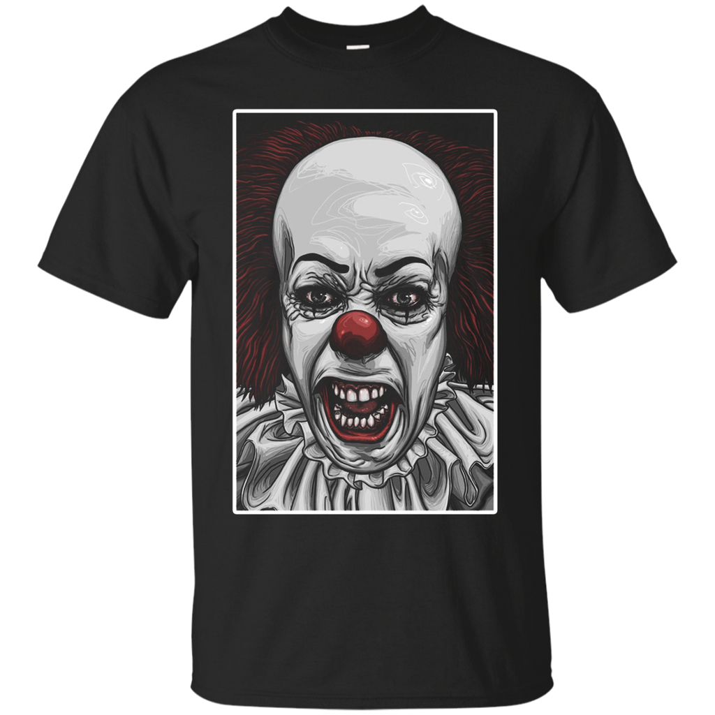 Red Balloon Nose King Of Clown Horror Halloween T-shirt_Black