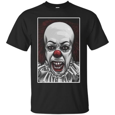 Red Balloon Nose King Of Clown Horror Halloween T-shirt_Black