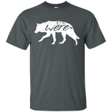 Werewolf Shirt Scary Halloween Distressed Were Wolf Tee_Black