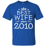 7th Wedding Anniversary Gift Ideas For Her-wife Since 2010_black=