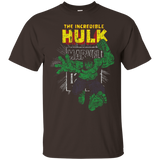 The Incredible Hulk Retro Comic Book Stamp Logo T-Shirt_Black