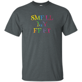 Smell My Feet T-shirt - Funny Halloween Tee For Him Or Her_black=