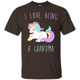 L Love Being A Grandma T-shirt - Funny Unicorn Grandma Tee