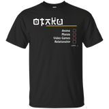 Otaku t Shirt, Funny Anime Manga Japanese Word tshirt_Black