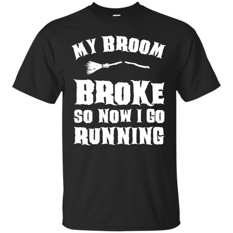 Tshirt Running Halloween Humorous Funny_black=