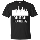 Miami Florida USA United States America City T-shirt_Black