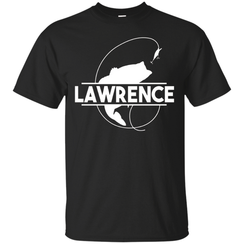 Lawrence Fishing Name Pocket T-shirt First Name Monogram_black=