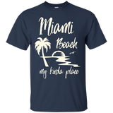 Miami Beach Is My Kinda Place Tee Shirt_Black