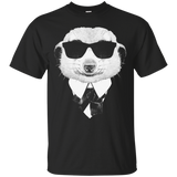 Cute Meerkat In Suit Meerkat Face - Meerkats Lover T Shirt_black