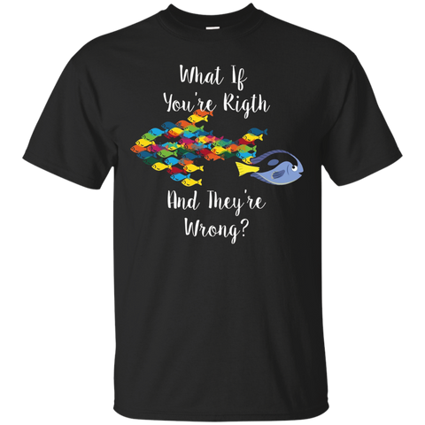 What If You're Right And They're Wrong T Shirt_Black