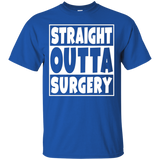 Straight Outta Surgery Tee Shirt Get Well Gift_Black