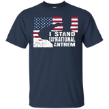 I Stand For The National Anthem T-shirt_black