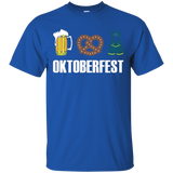 Oktoberfest Beer Pretzel Lederhosen Germany T-Shirt_Black