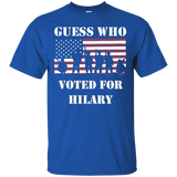 I Stand For The National Anthem Tshirt - Hilary Voters Kneel_black