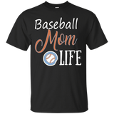 #baseball Mom Life Funny T Shirt_black