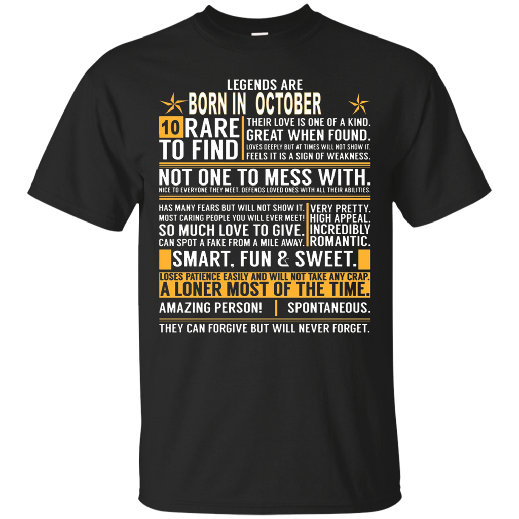 Legends Are Born In October