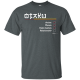 Otaku t Shirt, Funny Anime Manga Japanese Word tshirt_Black