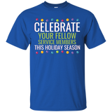 Celebrate Your Service Members This Holiday Season T-shirt_black