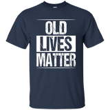 Old Lives Matter T-Shirt Men Women Elderly Seniors_Black