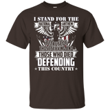 I Stand For The National Anthem Veteran T-shirt_black=