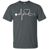 Nurse Heartbeat T Shirt - Best Gifts For Nurse, Rn_black=