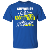 Guitarist By Passion Accountant By Profession T Shirt_black