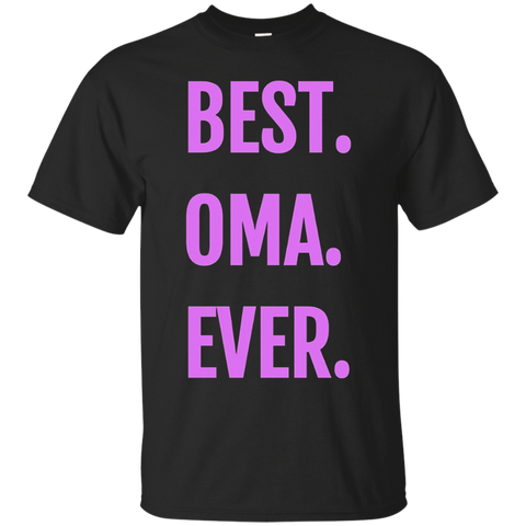 Womens Best Oma Ever T shirt Grandma, German Dutch Grandmother Gift_Black