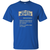 Sheet Metal Worker Sarcastic Dictionary T-Shirt_Black
