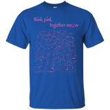 Think Pink Together Breast Cancer Support Tshirt_black=