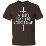 A Boy Has No Costume Halloween T-shirt_black=