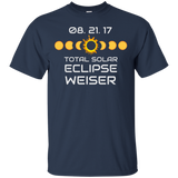 WEISER IDAHO Solar Eclipse Souvenir Gift T Shirt_Black