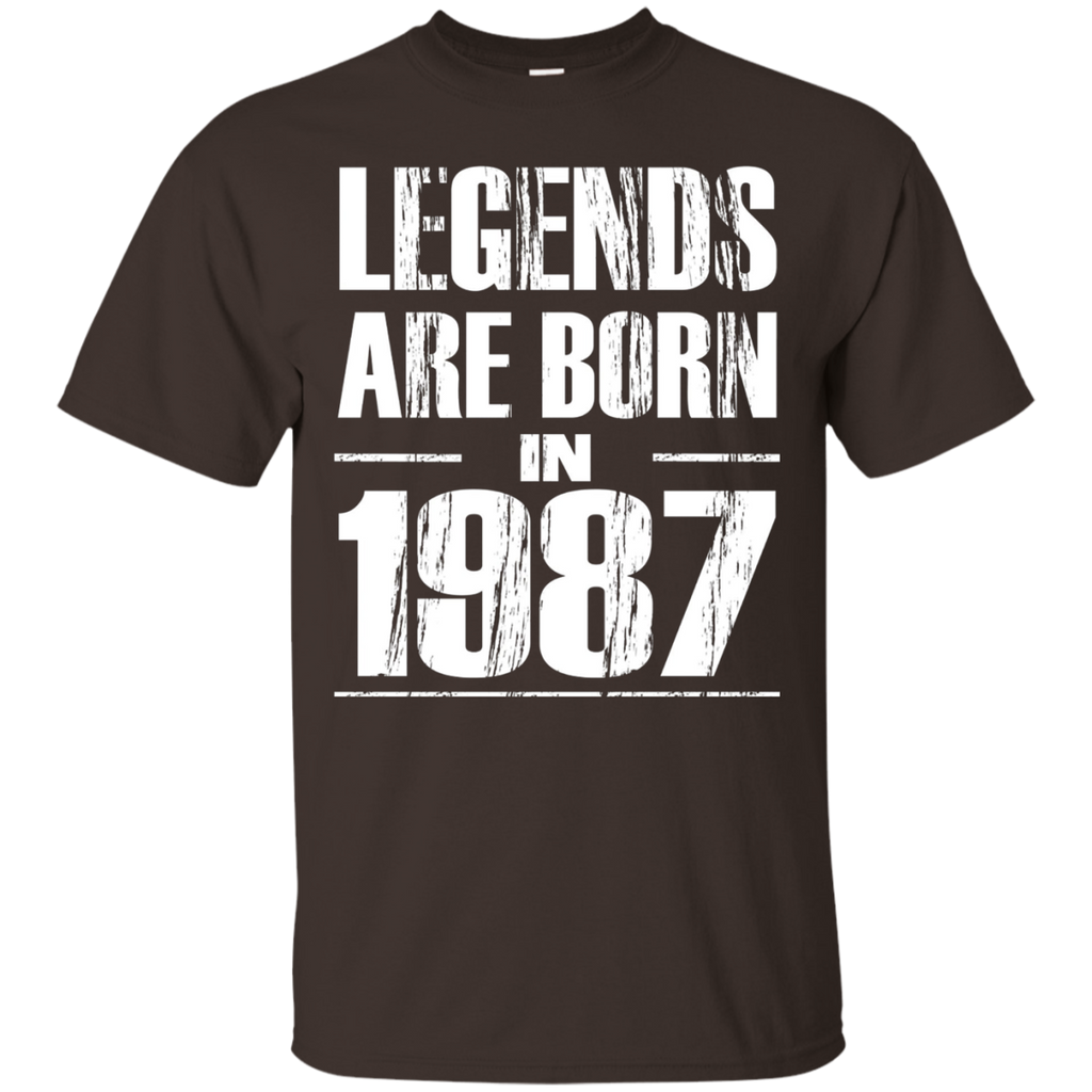 Legends Are Born In 1987 Shirt Funny 30th Birthday Gift Tee