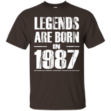 Legends Are Born In 1987 Shirt Funny 30th Birthday Gift Tee