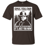 Only You Can Prevent Forest Fires T-shirt_Black