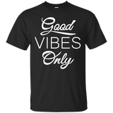 Good Vibes Only - Cute Inspiration Goal Dream Retro Tees_black