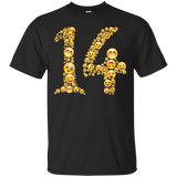 Funny 14 Year Old Cool 14th Birthday Emoji T-shirt Gifts_black=