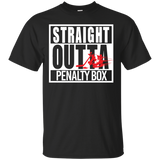 Straight Outta Penalty Box T-shirt Cool Hockey Boy Girl Gift=