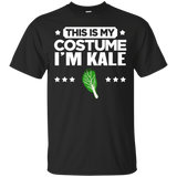 This is My Kale Costume Easy Family Halloween T-Shirt_Black