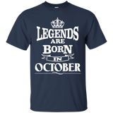 C485 Legends Are Born In October Tshirt Workout Gym Mma Wh_black=