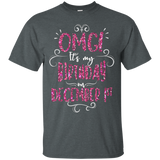 Omg! It's My Birthday On December 1st Girls Party T Shirt_black=