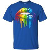Lgbt Gay Homosexual Lesbian Rainbow Lips Pride