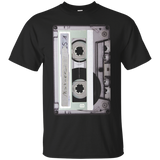 Old School Hip Hop Dj Mix Tape Mixtape Cassette T-Shirt_Black