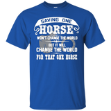Saving One Horse Shirt_Black