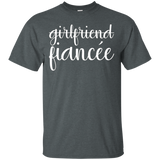 Women's Girlfriend Fiancee T shirt_Black